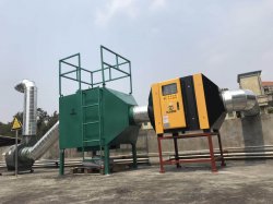 東鴻環(huán)境虎門注塑機廢氣處理項目完工，獲得客戶滿意好評！